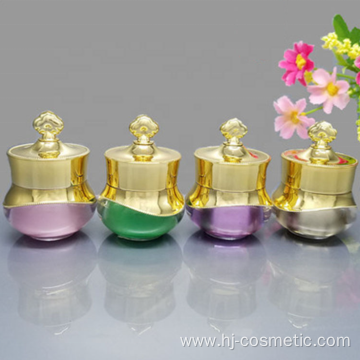 OEM/ODM high quality double-layer acrylic crown cosmetic jars with good price
